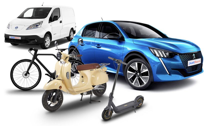 JustRent - Abonnement voiture, scooter, vélo, trottinette 1 abonnement voiture